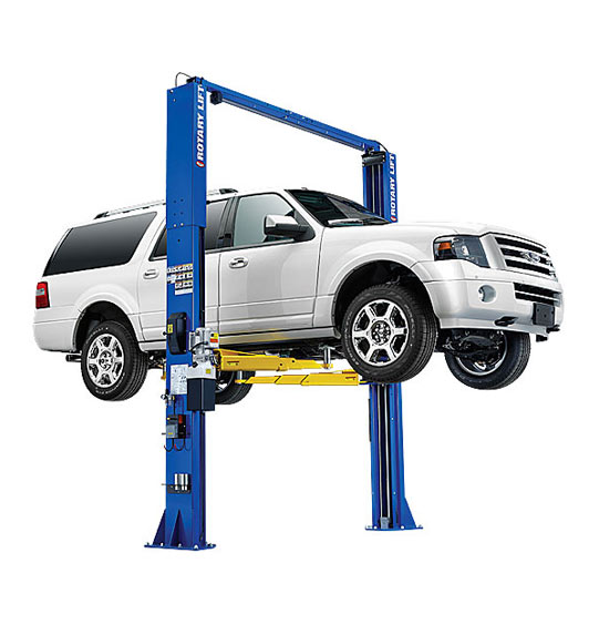 Rotary TwoPost Auto Lift (12,000lbs.Capacity Symmetric, LowCeiling) RSPO12TALC