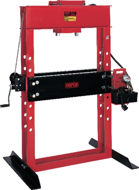 Norco 50-Ton Shop Press with Air/Hydraulic Pump - NOR-78057A