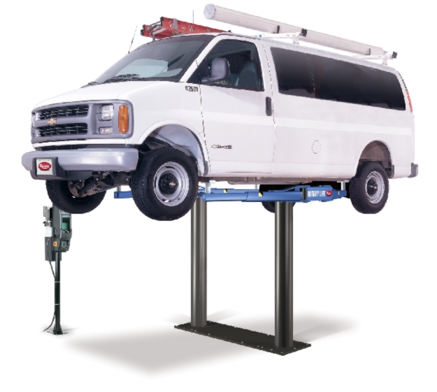 Rotary Two-Post Auto Lift (12,000lbs.-Capacity Inground Electric Hydraulic) - R-SL212i