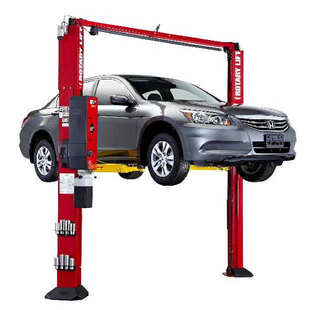 Rotary Two-Post Auto Lift (10,000lbs.-Capacity Asymmetric, Shockwave Equipped) - R-SPOA10-SW