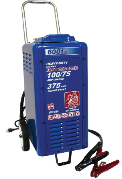 Associated 6/12V Wheeled Commercial Fast Charger (100/75 Amps) - ASO-6001A