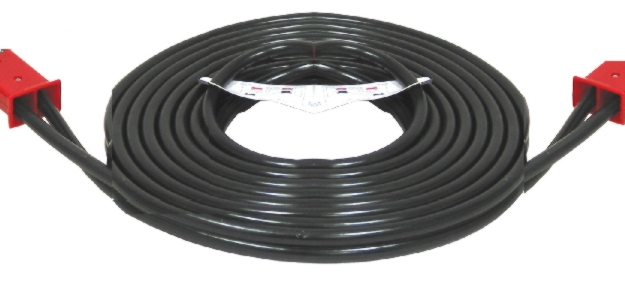 Associated 12' Heavy-Duty Dual Plug-In Cable (1 AWG) - ASO-6148