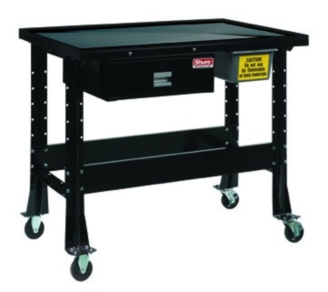 Shure Standard Tear Down / Fluid Containment Bench with steel top - SH-800023