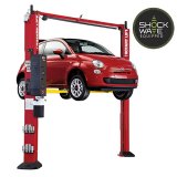 Rotary Two-Post Auto Lift (10,000lbs.-Capacity Asymmetric, Shockwave Equipped, Low Profile Arms) - R-SPOA10-TASW