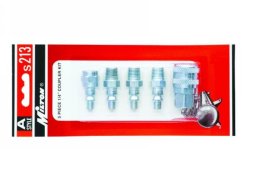 Milton 5 Piece 1/4" NPT "A" Style Coupler Kit - MIL-S-213