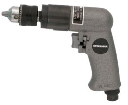 Steelman 3/8" Heavy-Duty Reversible Air Drill - STL-1725