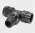 Transair 2-1/2" Reducing Tee Connector - TRAN-6604-63-40