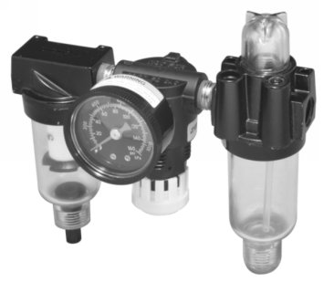 Balcrank 1/4" Mini Combo Filter-Regulator-Lubricator - BAL-3260-053