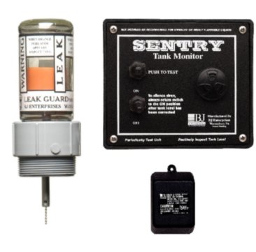 BJ Enterprises Wall-Mount Sentry Leak-Guard Tank Alarm with 12V Transformer - BJ-7676