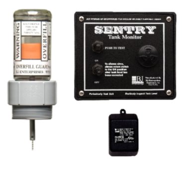BJ Enterprises Wall-Mount Sentry Overfill-Guard Tank Alarm with 12V Transformer - BJ-7681