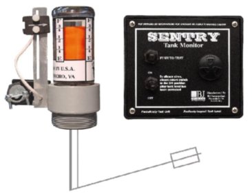 BJ Enterprises Battery-Operated Wall-Mount Sentry-Jarhead Tank Monitor - BJ-7685