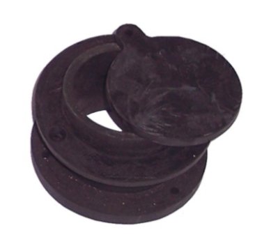 CRUSHPROOF  2.5" Rubber Doorport for 2" hose - CP-DF25