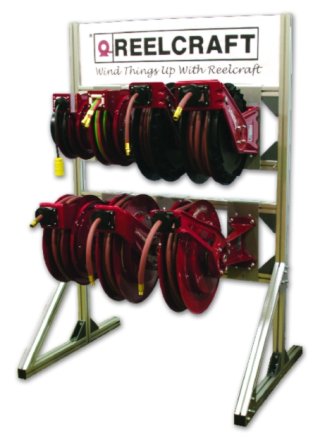 Reelcraft Eight Reel Display Stand - REL-S602037-1