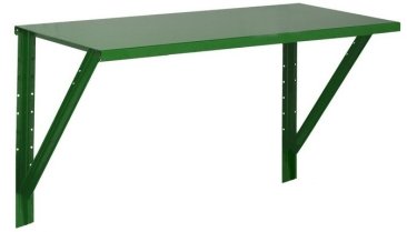 Shure 5' ShureShop Wall-Mounted Workbench with steel top - SH-811087