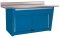 Shure Custom Series Wall-Mounted Workbench with stainless steel top - SH-811027